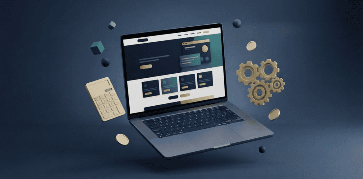 Ilustracion 3D sobre que es un CMS y sus funcionalidades para gestionar contenido web