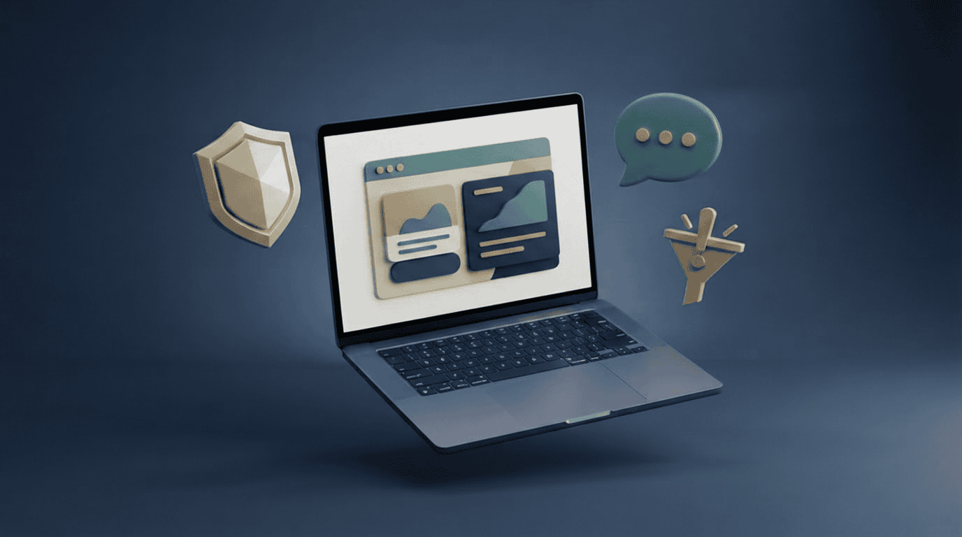 Ilustración 3D sobre cómo evitar que los mensajes de WhatsApp sean marcados como spam
