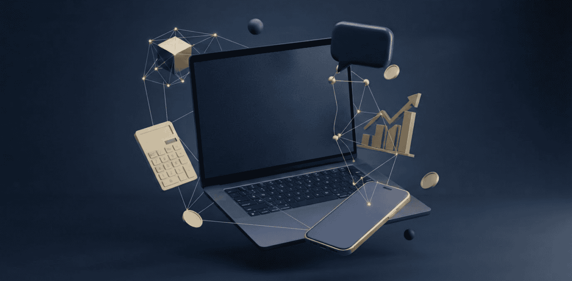 Beneficios de la API de WhatsApp para negocios locales: render 3D de burbuja de chat, nodos de red y smartphone