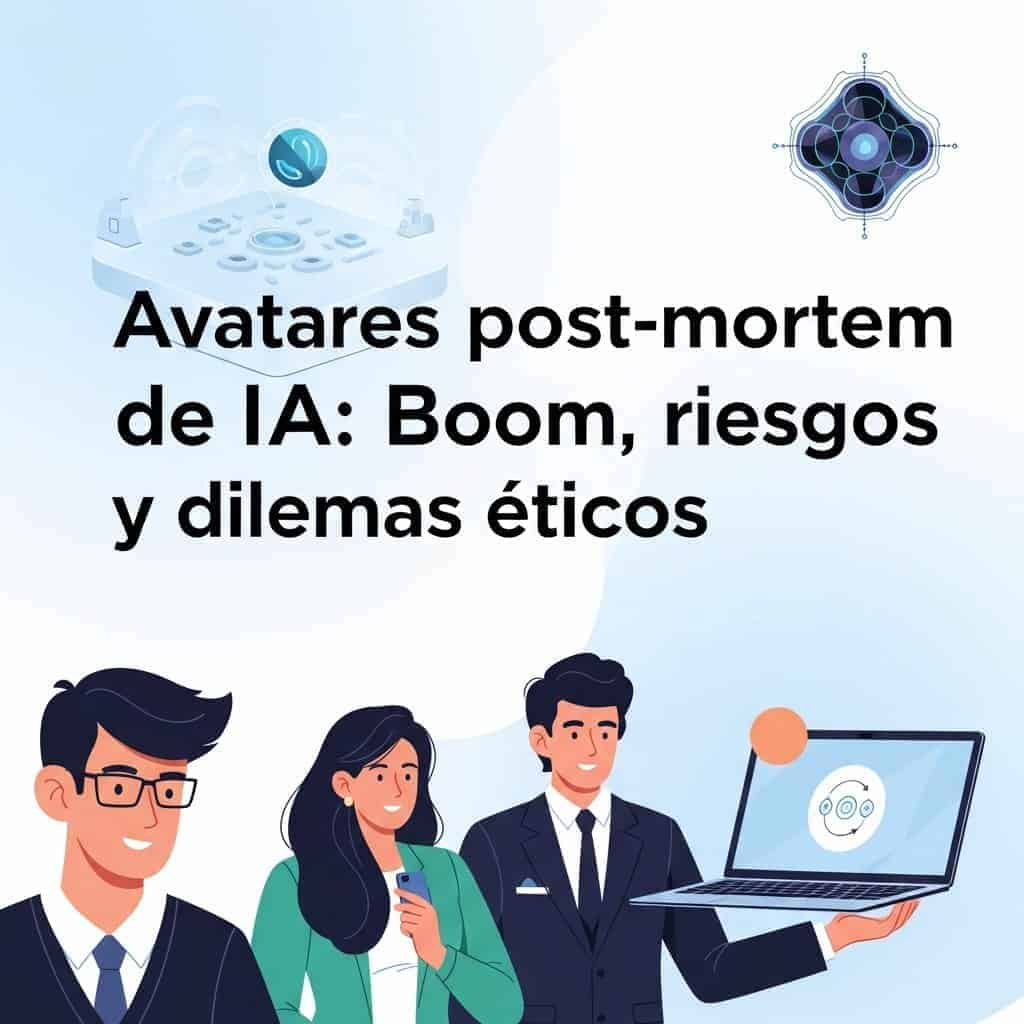 Avatares IA post-mortem: dilemas éticos y riesgos.