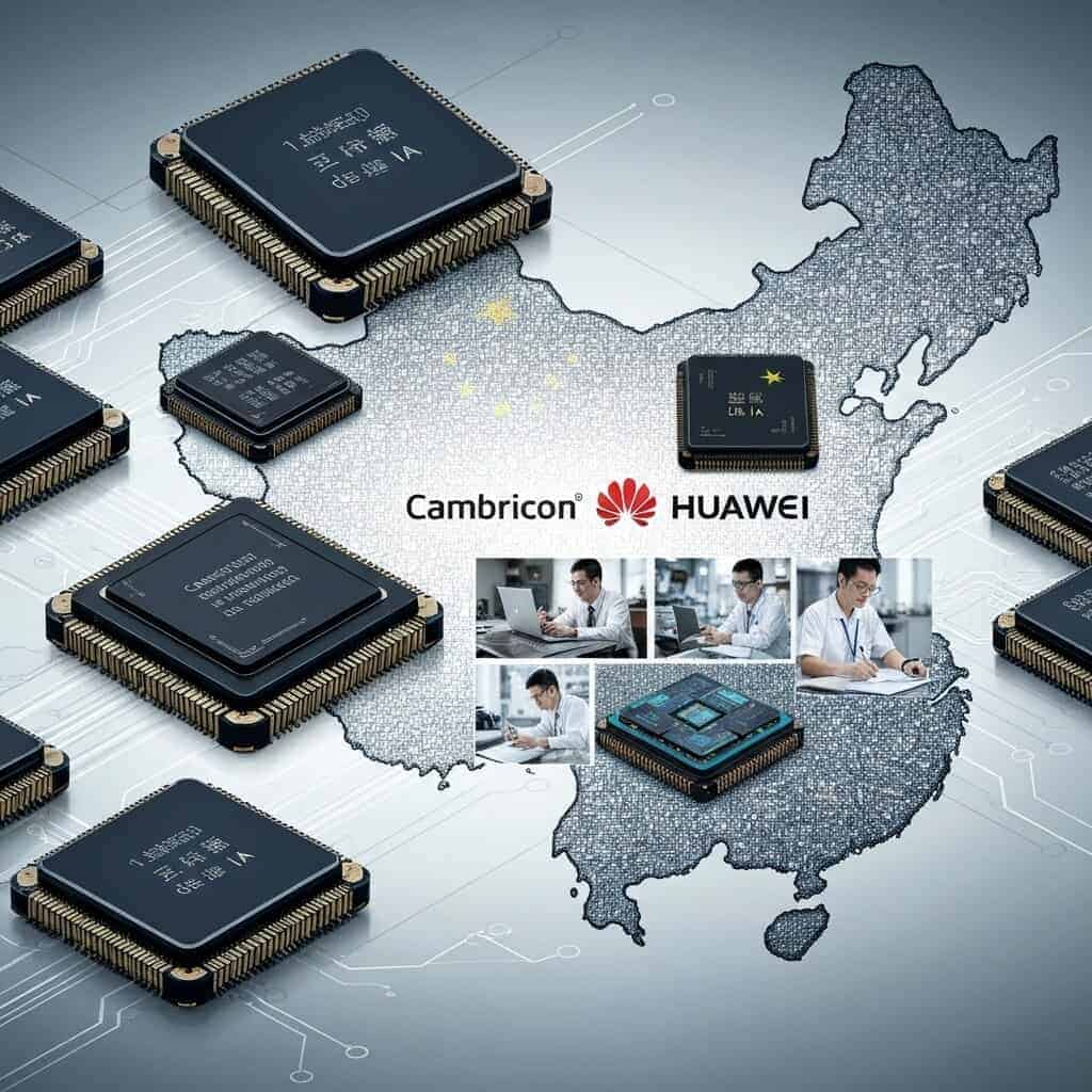 producción de chips de IA en China