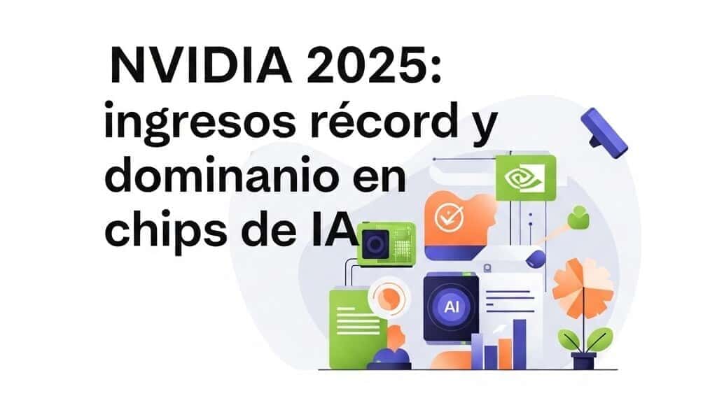 NVIDIA 2025: líderes en chips IA con ingresos récord.