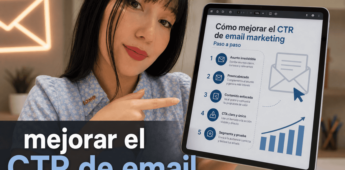Consejos para mejorar el CTR en email marketing.