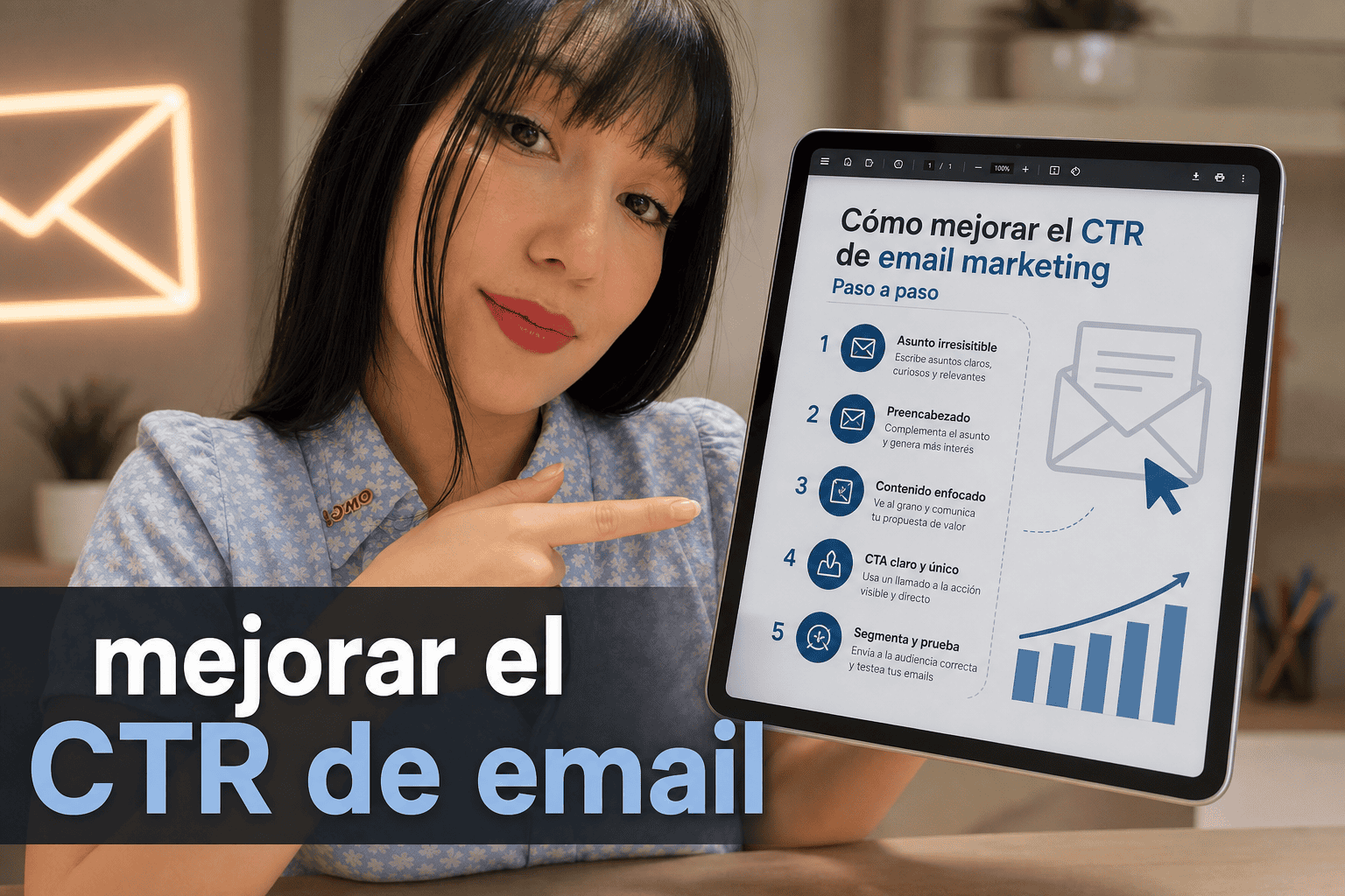 Consejos para mejorar el CTR en email marketing.