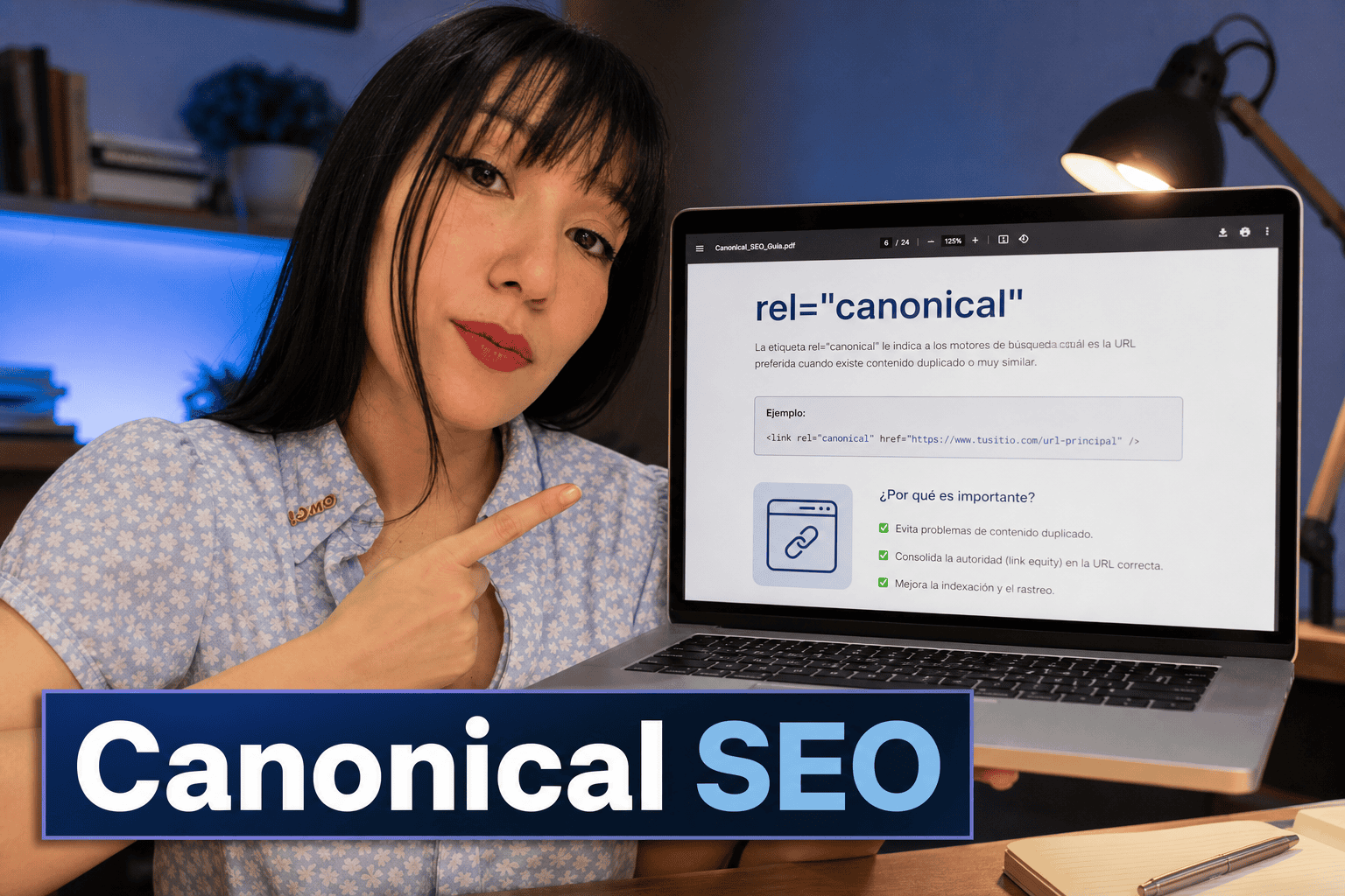 Explicación sobre etiqueta canonical en SEO