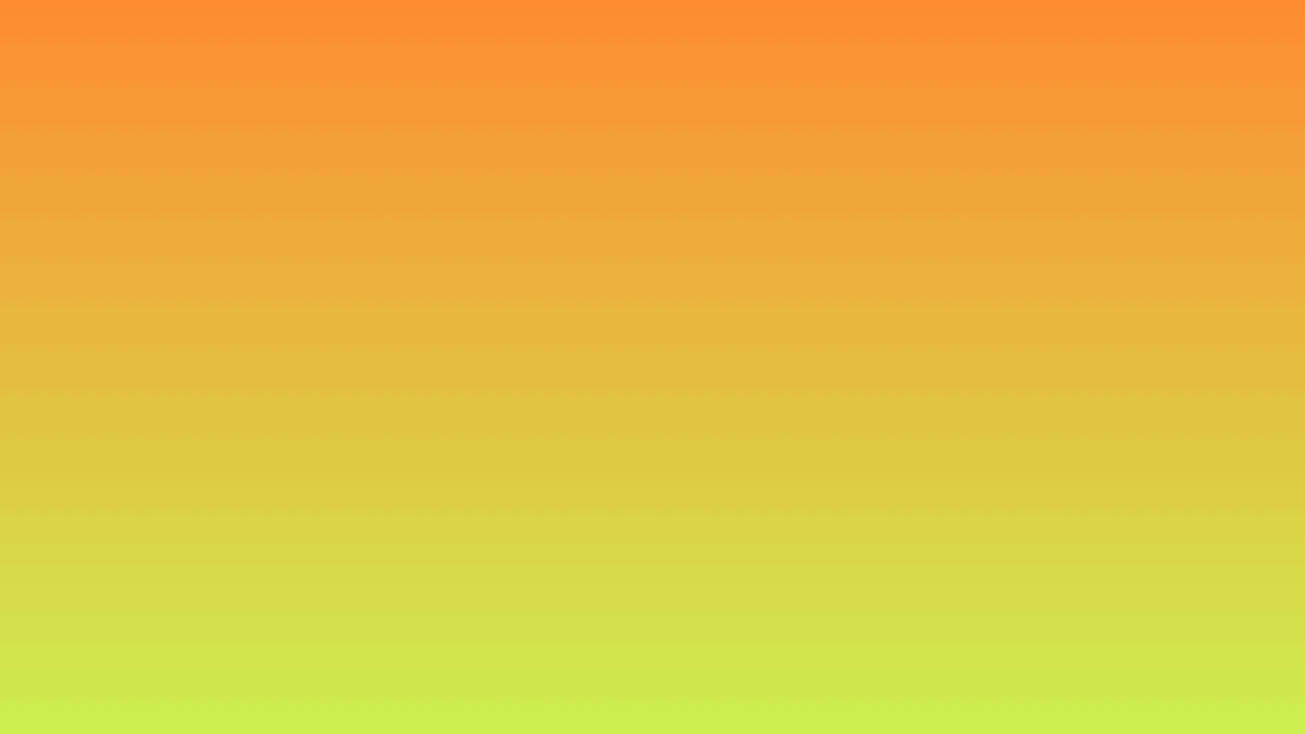 Degradado de naranja a verde claro