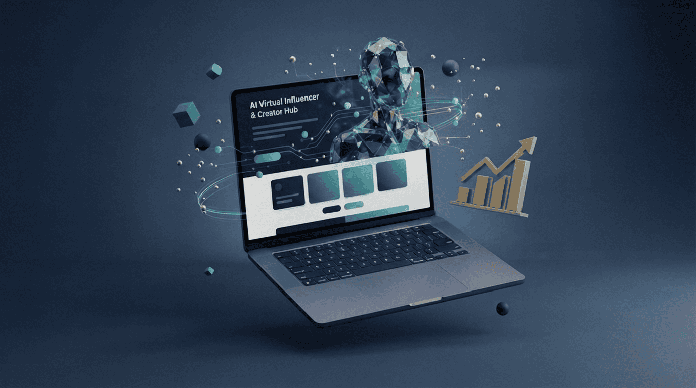 Influencers virtuales generados con inteligencia artificial: engagement y mercado del marketing de creadores en 2026