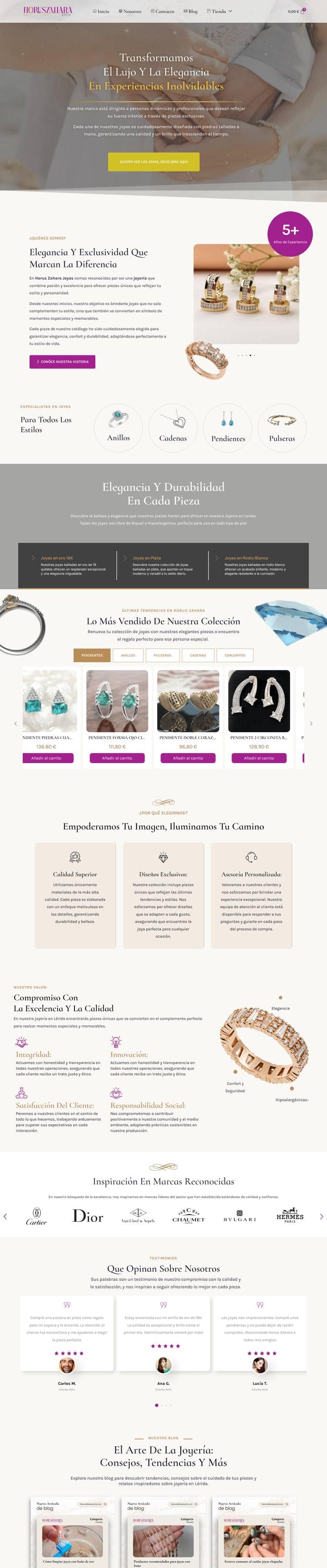 Captura de Horus Zahara Joyería